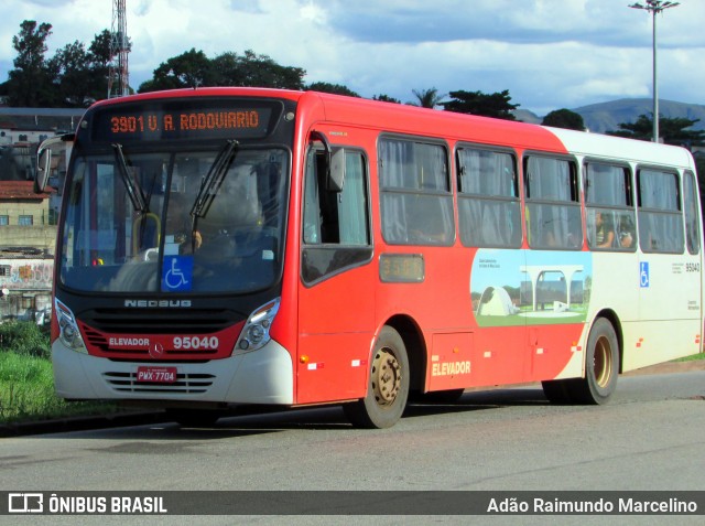 Santa Fé Transportes 95040 na cidade de Belo Horizonte, Minas Gerais, Brasil, por Adão Raimundo Marcelino. Número da foto: #6557497.