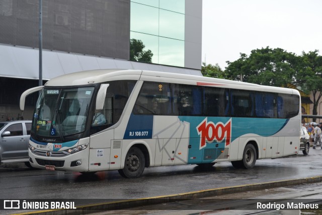 Auto Viação 1001 RJ 108.077 na cidade de Rio de Janeiro, Rio de Janeiro, Brasil, por Rodrigo Matheus. ID da foto: 6556060.