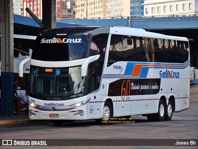 VUSC - Viação União Santa Cruz 2390 na cidade de Porto Alegre, Rio Grande do Sul, Brasil, por Jones Bh. ID da foto: 6559284.