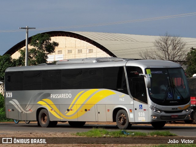 Passaredo Transporte e Turismo 939 na cidade de Teresina, Piauí, Brasil, por João Victor. ID da foto: 6559360.