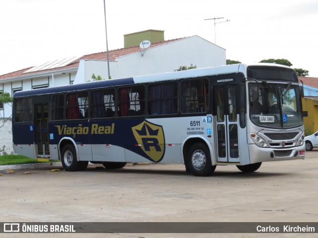 Viação Real 6511 na cidade de Maringá, Paraná, Brasil, por Carlos Kircheim. Número da foto: #6559920.