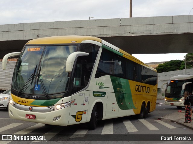 Empresa Gontijo de Transportes 16520 na cidade de Belo Horizonte, Minas Gerais, Brasil, por Fabri Ferreira. Número da foto: #6559504.