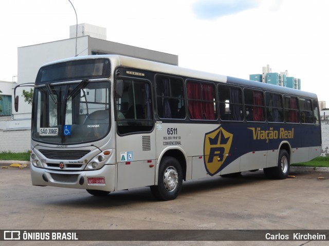 Viação Real 6511 na cidade de Maringá, Paraná, Brasil, por Carlos Kircheim. Número da foto: #6559931.