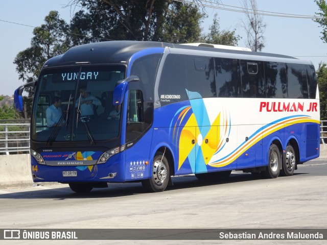 Pullman JR 44 na cidade de San Bernardo, Maipo, Metropolitana de Santiago, Chile, por Sebastian Andres Maluenda. ID da foto: 6559417.