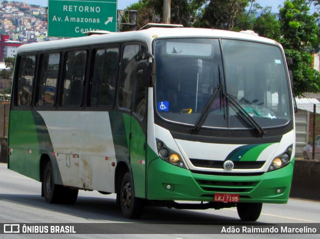 Ônibus Particulares 7195 na cidade de Belo Horizonte, Minas Gerais, Brasil, por Adão Raimundo Marcelino. ID da foto: 6559796.