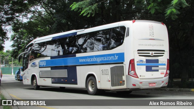 Auto Viação Bragança 18.033 na cidade de São Paulo, São Paulo, Brasil, por Alex Ramos Ribeiro. Número da foto: #6561991.