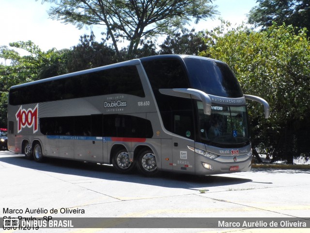 Auto Viação 1001 108.650 na cidade de São Paulo, São Paulo, Brasil, por Marco Aurélio de Oliveira. Número da foto: #6561007.