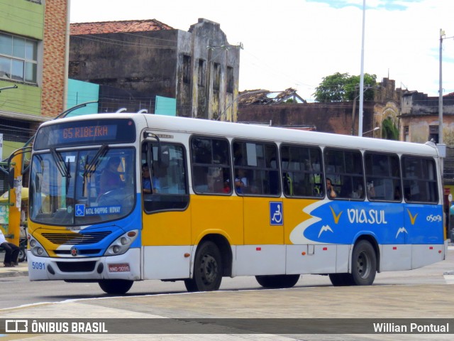 Via Sul TransFlor 05091 na cidade de Natal, Rio Grande do Norte, Brasil, por Willian Pontual. ID da foto: 6561790.