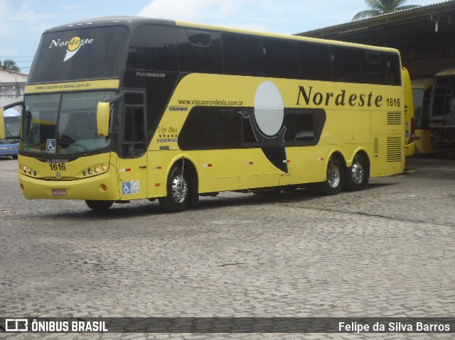 Viação Nordeste 1616 na cidade de Natal, Rio Grande do Norte, Brasil, por Felipe da Silva Barros. Número da foto: #6561516.