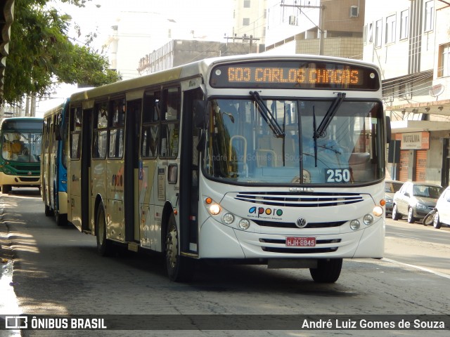 Auto Viação Norte 250 na cidade de Juiz de Fora, Minas Gerais, Brasil, por André Luiz Gomes de Souza. ID da foto: 6561366.