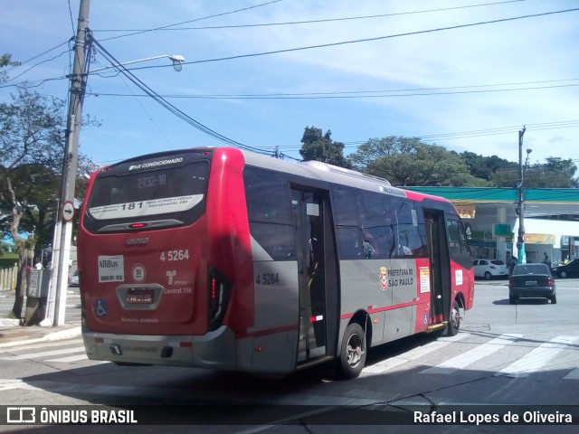 Allibus Transportes 4 5264 na cidade de São Paulo, São Paulo, Brasil, por Rafael Lopes de Oliveira. ID da foto: 6561815.