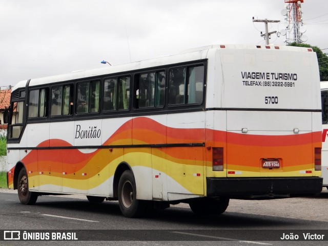 Bonitão Viagem e Turismo 5700 na cidade de Teresina, Piauí, Brasil, por João Victor. ID da foto: 6561374.