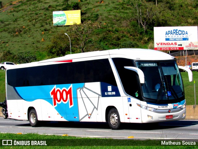 Auto Viação 1001 RJ 108.098 na cidade de Aparecida, São Paulo, Brasil, por Matheus Souza. Número da foto: #6561439.