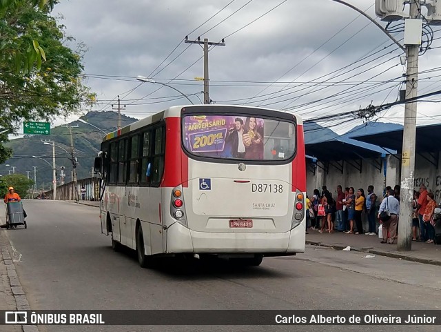 Expresso Pégaso D87138 na cidade de Rio de Janeiro, Rio de Janeiro, Brasil, por Carlos Alberto de Oliveira Júnior. ID da foto: 6613052.