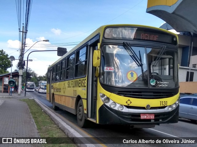 Viação Sul Fluminense 1131 na cidade de Volta Redonda, Rio de Janeiro, Brasil, por Carlos Alberto de Oliveira Júnior. ID da foto: 6613030.