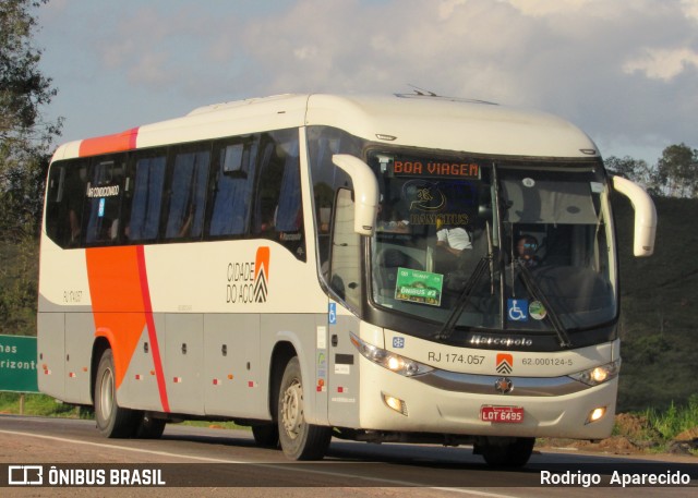 Viação Cidade do Aço RJ 174.057 na cidade de Conselheiro Lafaiete, Minas Gerais, Brasil, por Rodrigo  Aparecido. Número da foto: #6613522.