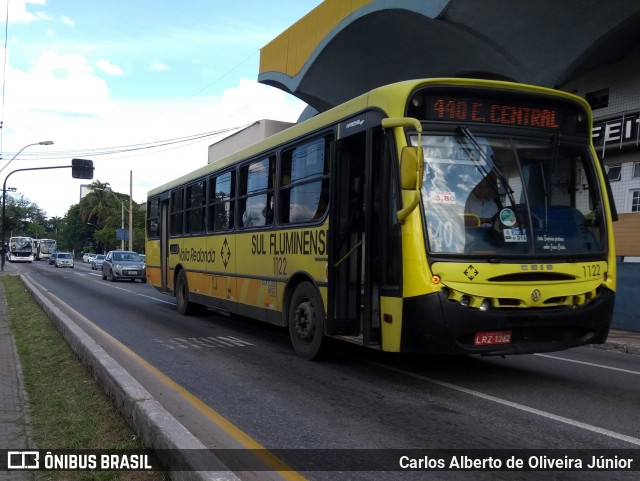 Viação Sul Fluminense 1122 na cidade de Volta Redonda, Rio de Janeiro, Brasil, por Carlos Alberto de Oliveira Júnior. ID da foto: 6613034.