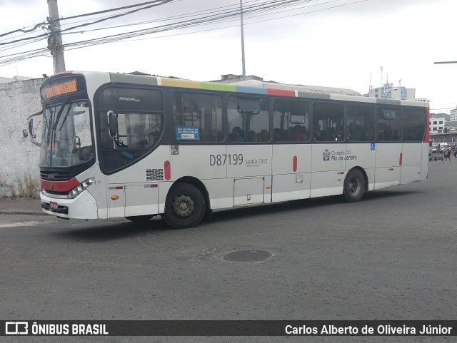 Expresso Pégaso D87199 na cidade de Rio de Janeiro, Rio de Janeiro, Brasil, por Carlos Alberto de Oliveira Júnior. ID da foto: 6613050.