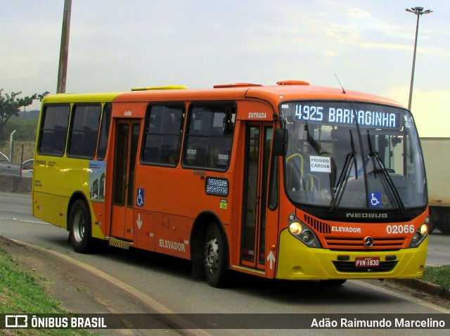 Vianel > Auto Viação Pioneira 02066 na cidade de Belo Horizonte, Minas Gerais, Brasil, por Adão Raimundo Marcelino. ID da foto: 6613809.