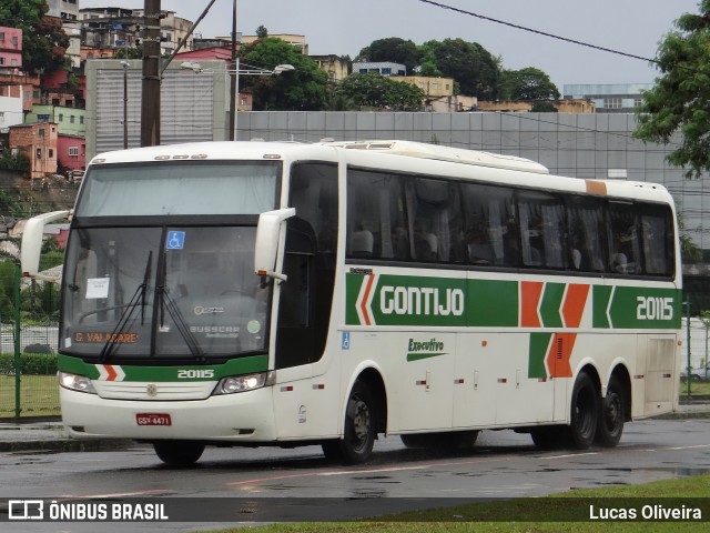 Empresa Gontijo de Transportes 20115 na cidade de Vitória, Espírito Santo, Brasil, por Lucas Oliveira. ID da foto: 6612933.