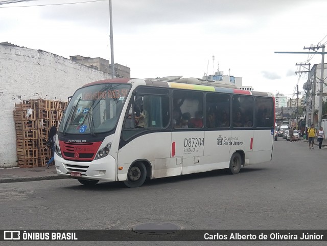 Expresso Pégaso D87204 na cidade de Rio de Janeiro, Rio de Janeiro, Brasil, por Carlos Alberto de Oliveira Júnior. ID da foto: 6613028.