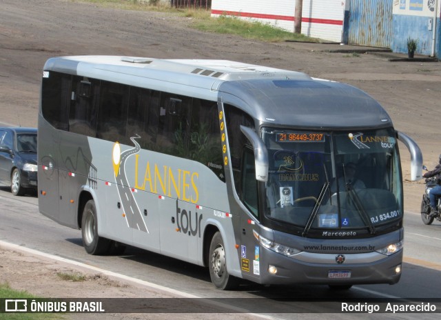 Lannes Tour RJ 834.001 na cidade de Conselheiro Lafaiete, Minas Gerais, Brasil, por Rodrigo  Aparecido. Número da foto: #6613562.