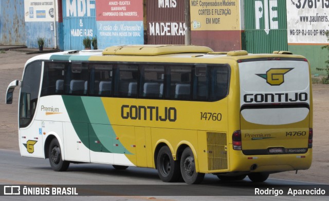 Empresa Gontijo de Transportes 14760 na cidade de Conselheiro Lafaiete, Minas Gerais, Brasil, por Rodrigo  Aparecido. Número da foto: #6613546.