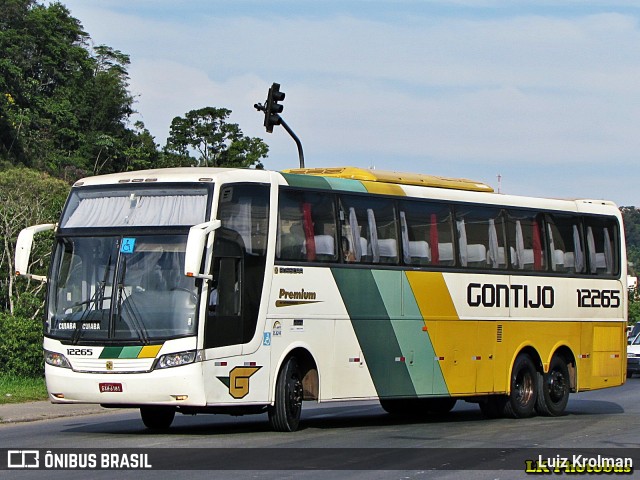 Empresa Gontijo de Transportes 12265 na cidade de Juiz de Fora, Minas Gerais, Brasil, por Luiz Krolman. ID da foto: 6612811.