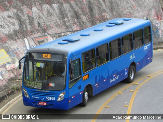 Via BH Coletivos 10898 na cidade de Belo Horizonte, Minas Gerais, Brasil, por Adão Raimundo Marcelino. ID da foto: 6613723.