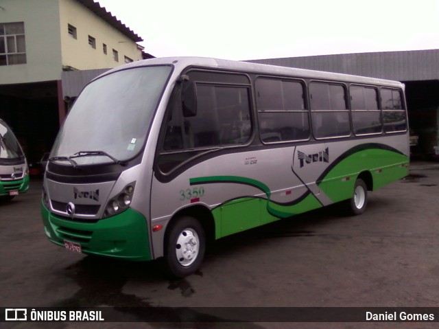 Turin Transportes 3350 na cidade de Ouro Preto, Minas Gerais, Brasil, por Daniel Gomes. ID da foto: 6612632.