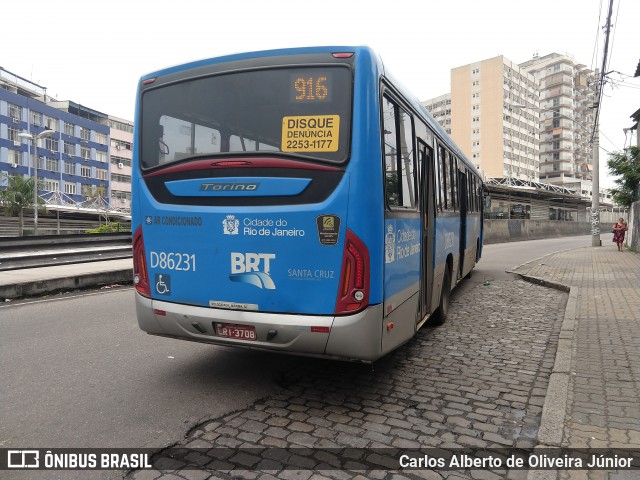 Auto Viação Jabour D86231 na cidade de Rio de Janeiro, Rio de Janeiro, Brasil, por Carlos Alberto de Oliveira Júnior. ID da foto: 6613053.