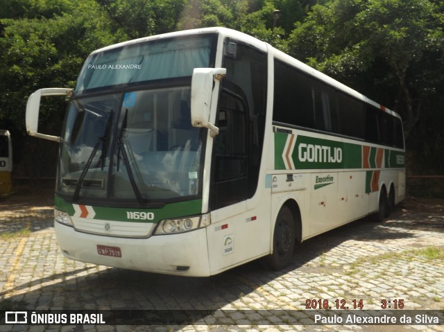 Empresa Gontijo de Transportes 11690 na cidade de Belo Horizonte, Minas Gerais, Brasil, por Paulo Alexandre da Silva. Número da foto: #6639795.