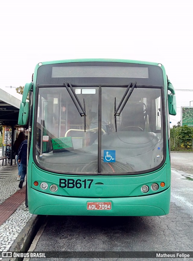 Transporte Coletivo Glória BB617 na cidade de Curitiba, Paraná, Brasil, por Matheus Felipe. ID da foto: 6639823.