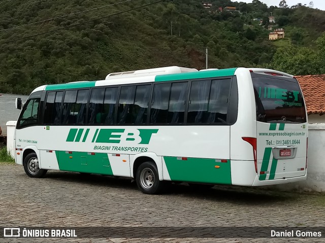 EBT - Expresso Biagini Transportes 8303 na cidade de Ouro Preto, Minas Gerais, Brasil, por Daniel Gomes. ID da foto: 6639231.