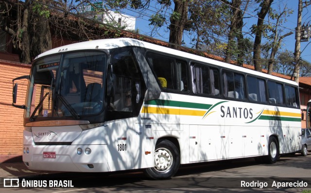 Viação Santos 1801 na cidade de Congonhas, Minas Gerais, Brasil, por Rodrigo  Aparecido. ID da foto: 6639590.