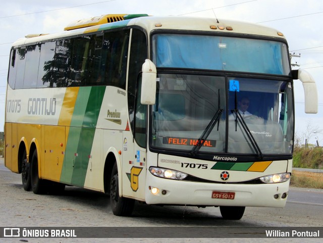 Empresa Gontijo de Transportes 17075 na cidade de Messias, Alagoas, Brasil, por Willian Pontual. Número da foto: #6639420.