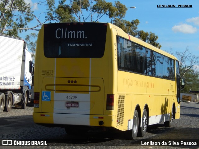 Viação Itapemirim 44209 na cidade de Caruaru, Pernambuco, Brasil, por Lenilson da Silva Pessoa. ID da foto: 6639564.