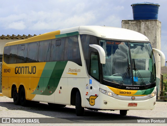 Empresa Gontijo de Transportes 18040 na cidade de Messias, Alagoas, Brasil, por Willian Pontual. Número da foto: #6639434.