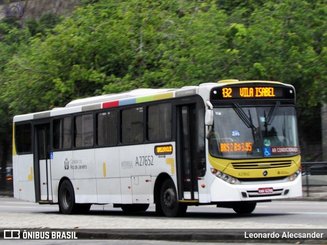 Transportes Vila Isabel A27652 na cidade de Rio de Janeiro, Rio de Janeiro, Brasil, por Leonardo Alecsander. Número da foto: #6640625.
