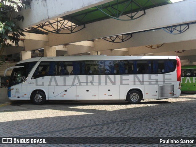 Auto Viação Catarinense 3434 na cidade de Joinville, Santa Catarina, Brasil, por Paulinho Sartor. Número da foto: #6639514.