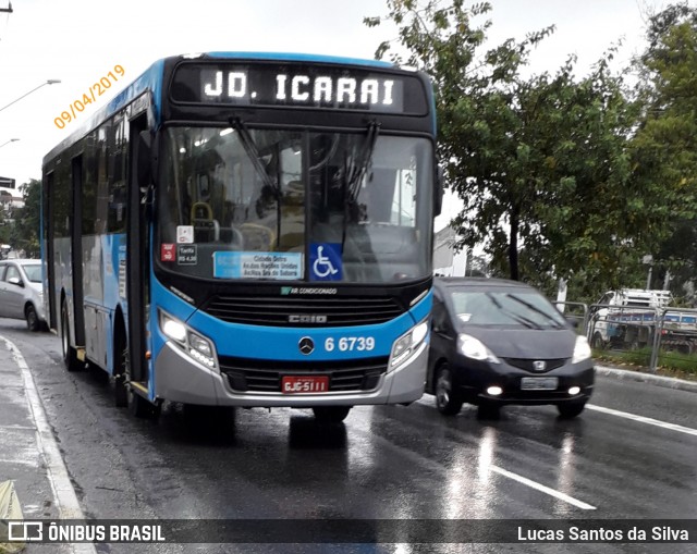 Transwolff Transportes e Turismo 6 6739 na cidade de São Paulo, São Paulo, Brasil, por Lucas Santos da Silva. Número da foto: #6641352.