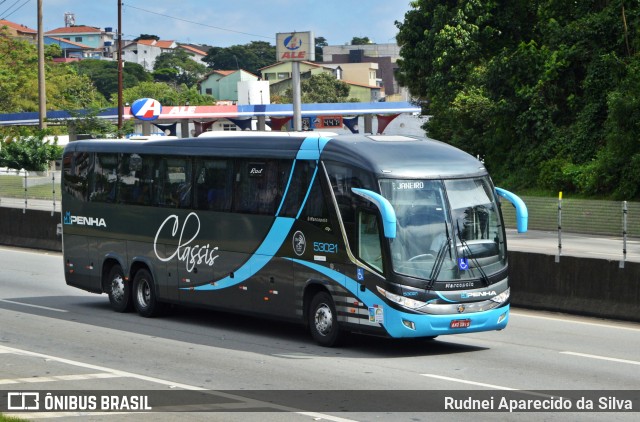 Empresa de Ônibus Nossa Senhora da Penha 53021 na cidade de Arujá, São Paulo, Brasil, por Rudnei Aparecido da Silva. ID da foto: 6640763.