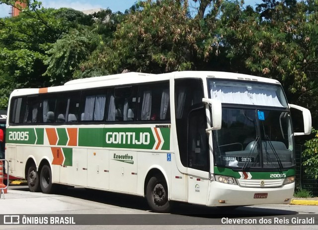 Empresa Gontijo de Transportes 20095 na cidade de São Paulo, São Paulo, Brasil, por Cleverson dos Reis Giraldi. ID da foto: 6642416.