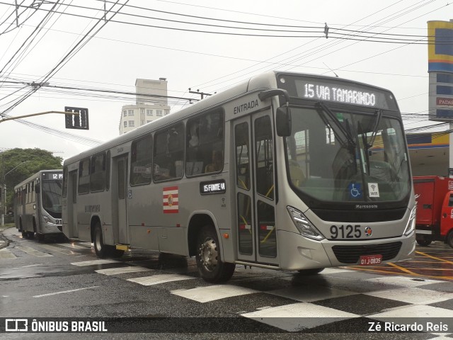 BluMob - Concessionária de Transporte Urbano de Blumenau 9125 na cidade de Blumenau, Santa Catarina, Brasil, por Zé Ricardo Reis. Número da foto: #6642444.