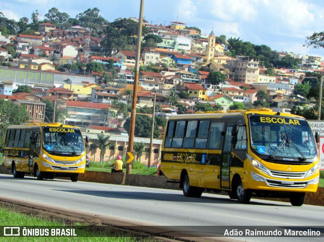 Escolares F2400 na cidade de Belo Horizonte, Minas Gerais, Brasil, por Adão Raimundo Marcelino. ID da foto: 6642927.