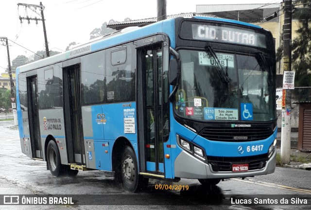 Transwolff Transportes e Turismo 6 6417 na cidade de São Paulo, São Paulo, Brasil, por Lucas Santos da Silva. Número da foto: #6641349.