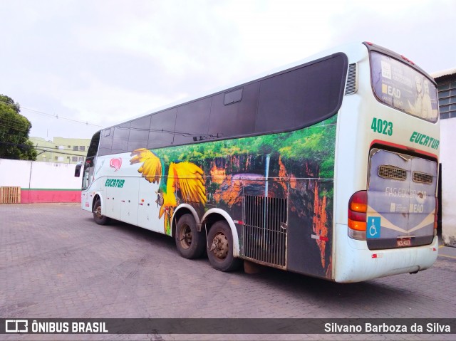 Eucatur - Empresa União Cascavel de Transportes e Turismo 4023 na cidade de Cuiabá, Mato Grosso, Brasil, por Silvano Barboza da Silva. ID da foto: 6641060.