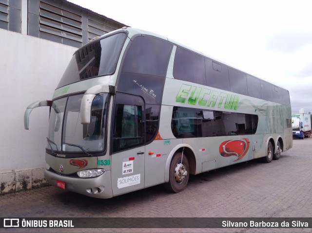 Eucatur - Empresa União Cascavel de Transportes e Turismo 4530 na cidade de Cuiabá, Mato Grosso, Brasil, por Silvano Barboza da Silva. Número da foto: #6641537.