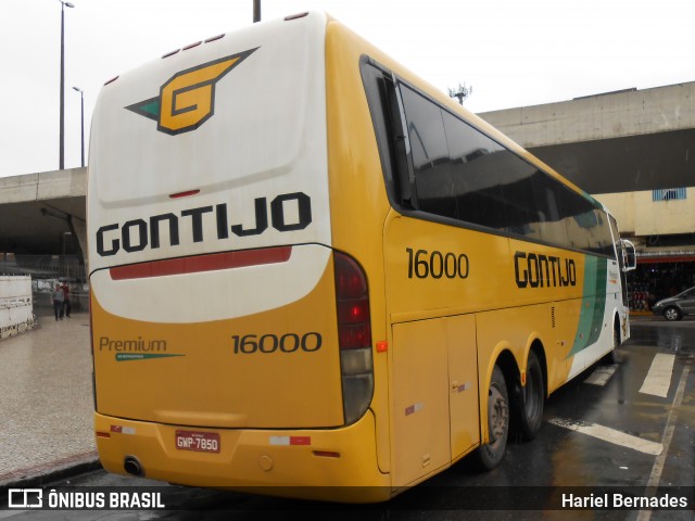 Empresa Gontijo de Transportes 16000 na cidade de Belo Horizonte, Minas Gerais, Brasil, por Hariel Bernades. ID da foto: 6643168.