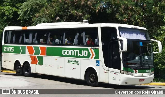 Empresa Gontijo de Transportes 21135 na cidade de São Paulo, São Paulo, Brasil, por Cleverson dos Reis Giraldi. ID da foto: 6641320.